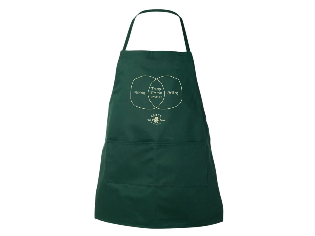 Budget ???? Karl's Fishing & Outdoors Grillin' Apron ???? 3 Budget ???? Karl's Fishing & Outdoors Grillin' Apron ????